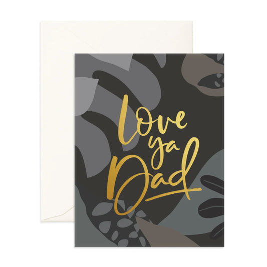 Fox & Fallow // Love Ya Dad Greeting Card