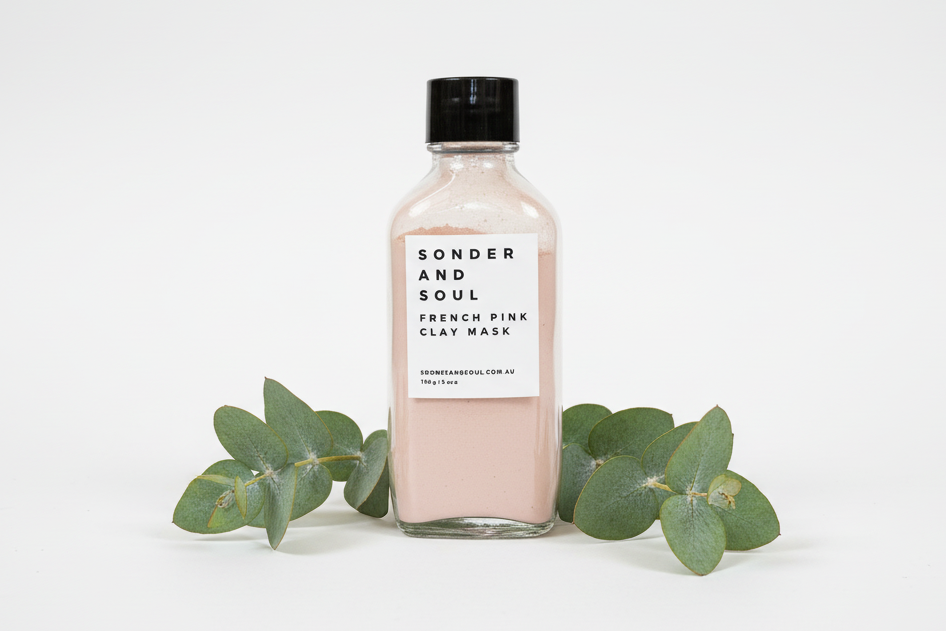 French pink clay mask
