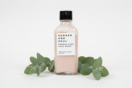 French pink clay mask