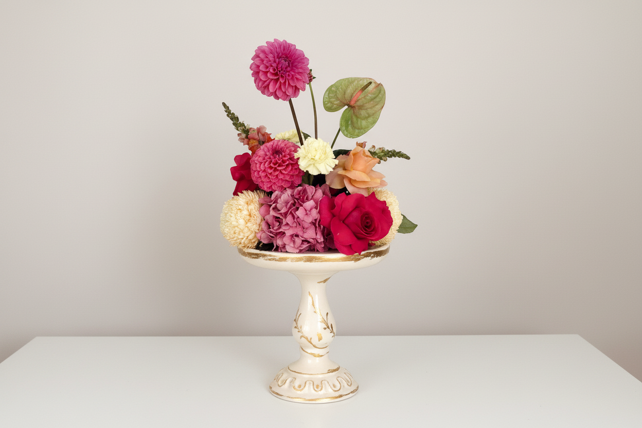 Table Flower Cloud