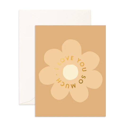 Fox & Fallow // Love you Flower Card Greeting Card